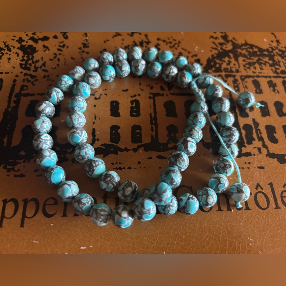 Red Imperial Jasper Beaded Necklace